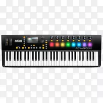 计算机键盘Akai MIDI控制器MIDI键盘乐器键盘