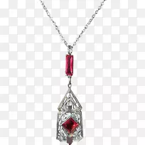 珠宝、饰品、吊坠、项链、服装附件-红宝石