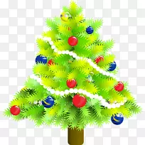圣诞树松木圣诞装饰-圣诞树