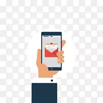 电子邮件营销自动应答手机-信封邮件