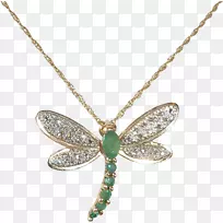 珠宝、饰品、项链、耳环、翡翠-蜻蜓