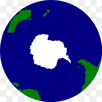 南极地球剪贴画-澳大利亚