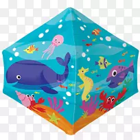 海洋派对绿松石海洋生日-海底
