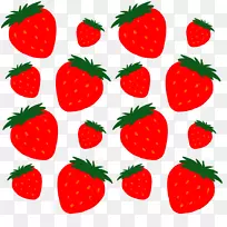 草莓食品水果图案