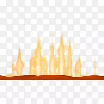 热桌面壁纸火焰照明蜡海底