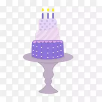 生日蛋糕结婚蛋糕纸杯蛋糕-生日邀请函