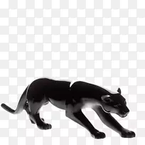 黑豹达摩豹雕塑雕像黑豹