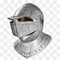 中世纪服装骑士头盔.中世纪