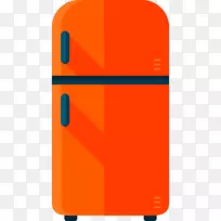 冰箱电脑图标家用电器-冰箱