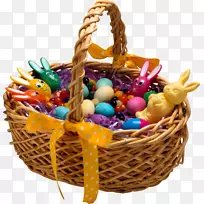 复活节兔子篮子复活节彩蛋假期-复活节