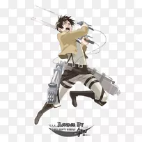 Eren Yeager Mikasa Ackerman攻击Titan Levi Armin arlert-主湿婆