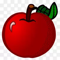 苹果彩色电脑图标剪贴画.苹果水果