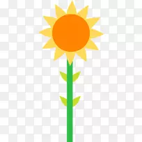 插花电脑图标剪贴画-向日葵