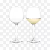 酒杯玫瑰白葡萄酒-白葡萄酒