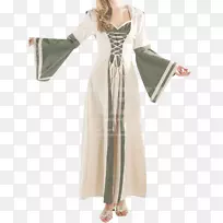 中世纪服装长袍农奴服
