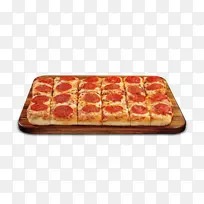 西西里披萨芝加哥式比萨饼意大利香肠吐司比萨饼