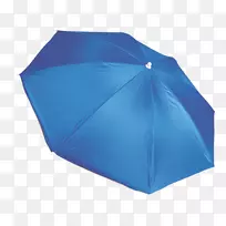 钴蓝电动蓝绿色沙滩伞