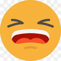 表情符号愤怒表情符号笑脸电脑图标-哭泣