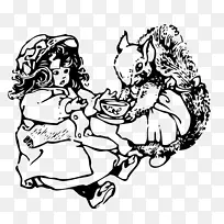 绘画剪贴画.松鼠