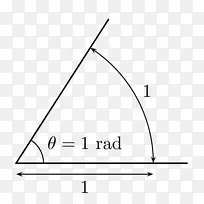 弧度角转角测量单位.创造性图解