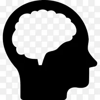 人脑计算机图标人脑剪贴画脑思维