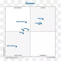 魔术象限Gartner商业云计算人力资源管理软件公司