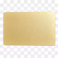 金信用卡金属色黄卡