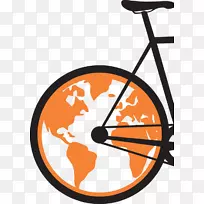 赛自行车卡农代尔自行车公司耐用汽车盘式制动器-骑自行车者图标