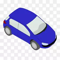 汽车蓝色电脑图标剪辑艺术图案技术