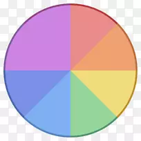 彩色车轮rgb颜色模型计算机图标颜色理论.薄