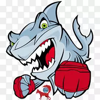 终极搏击冠军大白鲨艺术-鲨鱼
