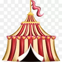 马戏团Carpa绘画-狂欢节帐篷