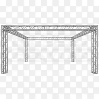 桁架结构钢家具桌桁架