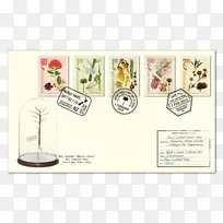 邮资邮票树保护署新西兰人2 di4设计-贴上
