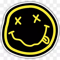 涅槃微笑桌面壁纸徽标grunge-最佳乐队