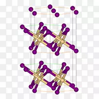 碘化镉晶体结构二硫锆层
