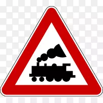 铁路交通标志警告标志道路平行线横过-创意诞辰