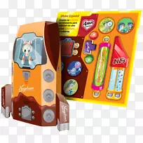 玩具包装和标签塑料聚对苯二甲酸乙二醇酯.Foguete