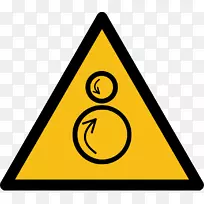 非电离辐射生物危险符号.警告标志