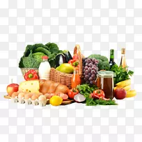 有机食品，色拉，意大利菜，生食，营养食品