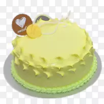 玉米饼糖霜生日蛋糕奶油榴莲