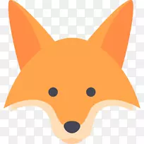 电脑图标狐狸狗动物剪辑艺术-卡通动物园