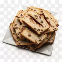 葡萄干面包店松饼食品烤面包