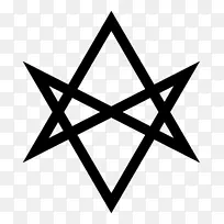 独角兽六角星象征着金色黎明魔法师的封闭秩序-五角星