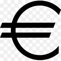 欧元符号货币符号美分-欧元符号