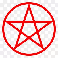 三女神Wicca五角神符号-五角星