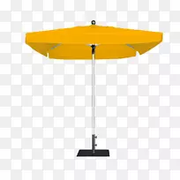 窗花和玉米花伞遮阳篷-黄色雨伞
