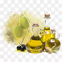 橄榄油、食用油、植物油.金色油