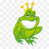 青蛙王子剪贴画-字幕栏