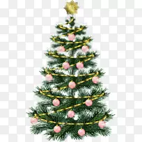 圣诞树，圣诞装饰品，礼品-横幅创意